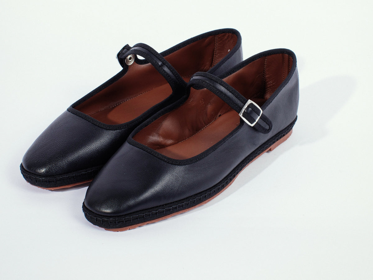 Mary Jane in pelle, nero - miez