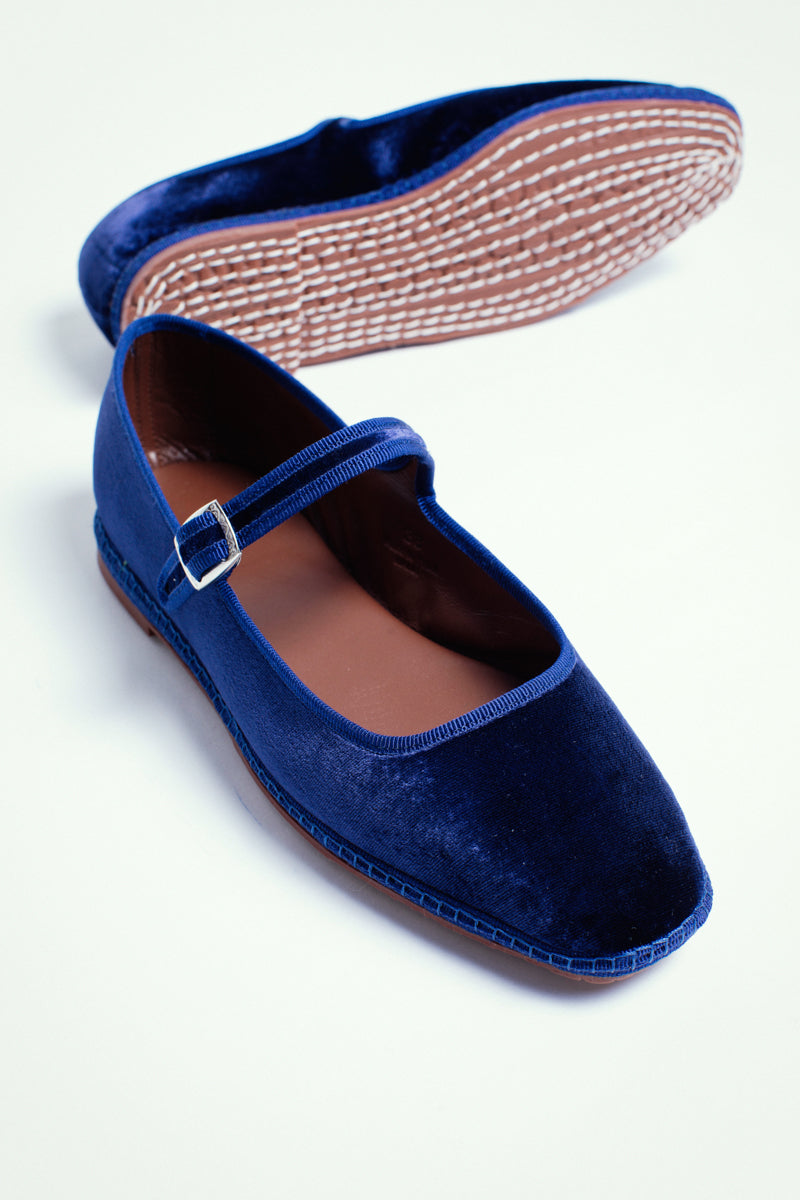 Mary Jane in velluto, insigna - miez