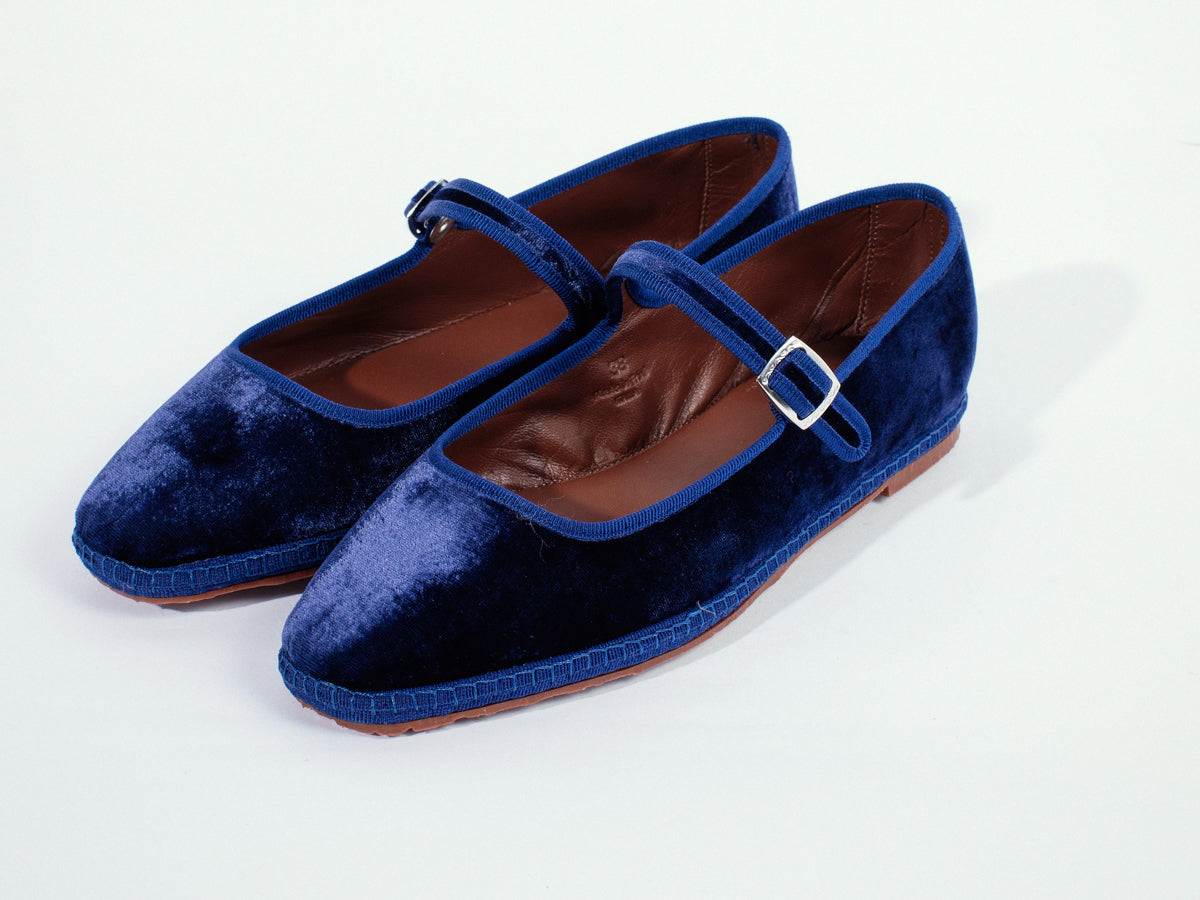 Mary Jane in velluto, insigna - miez