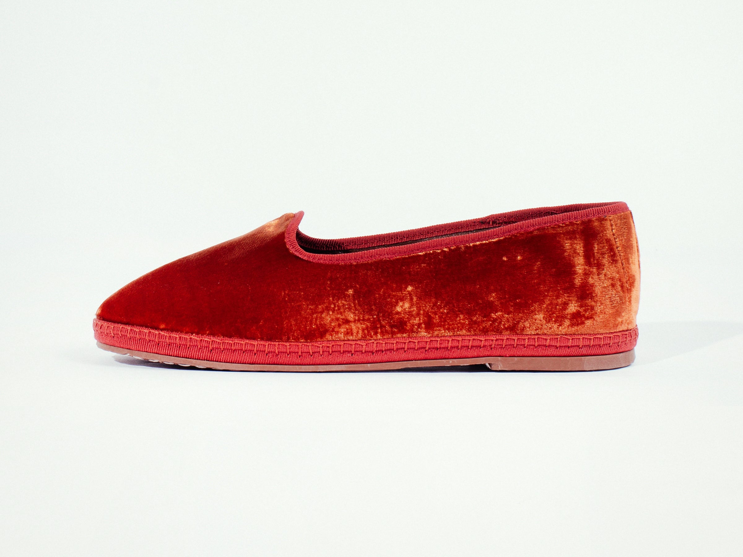 Friulana in velluto, burnt orange - miez