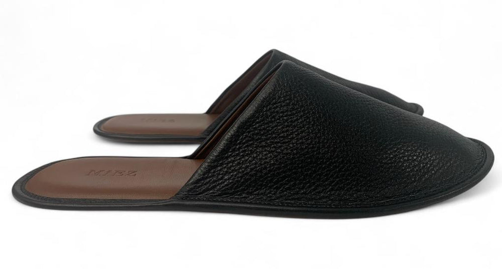 La ciabatta, silk velvet black