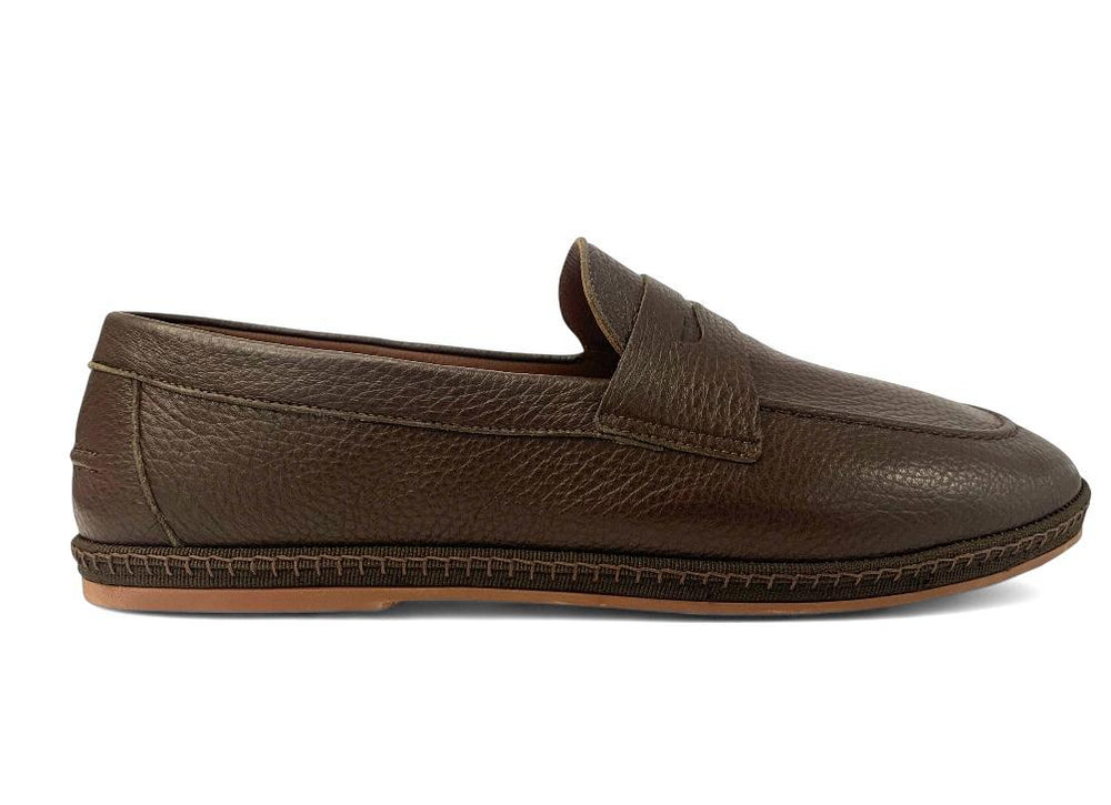 Il mocassino, deer leather dark brown