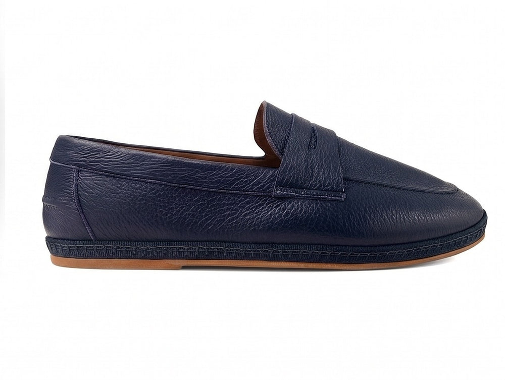 Il mocassino, deer leather blue