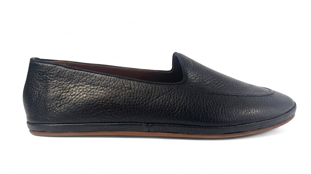 Loafer, deer leather black