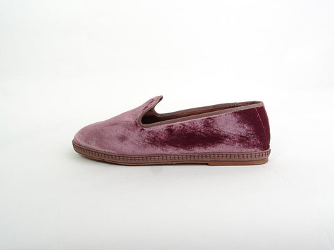 Friulana da uomo in velluto, rosewood