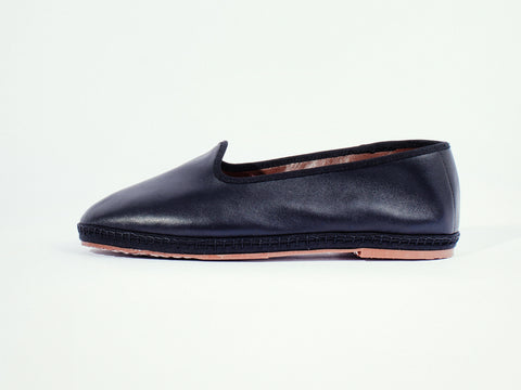 Friulana in leather, black