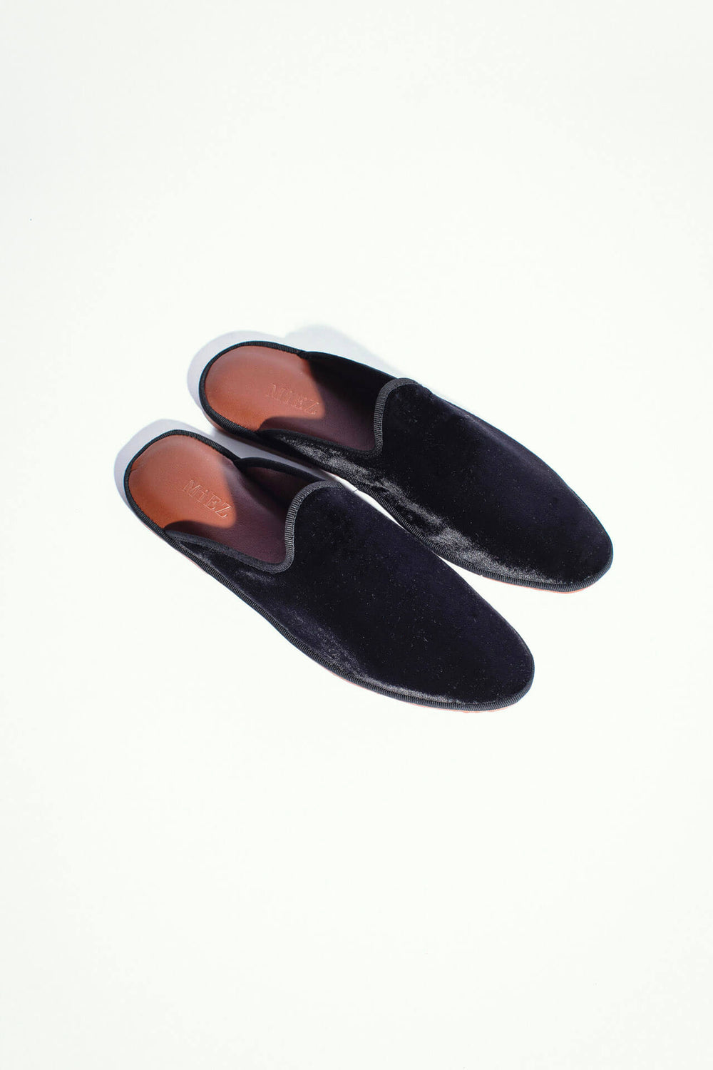 Sabot in velluto, nero