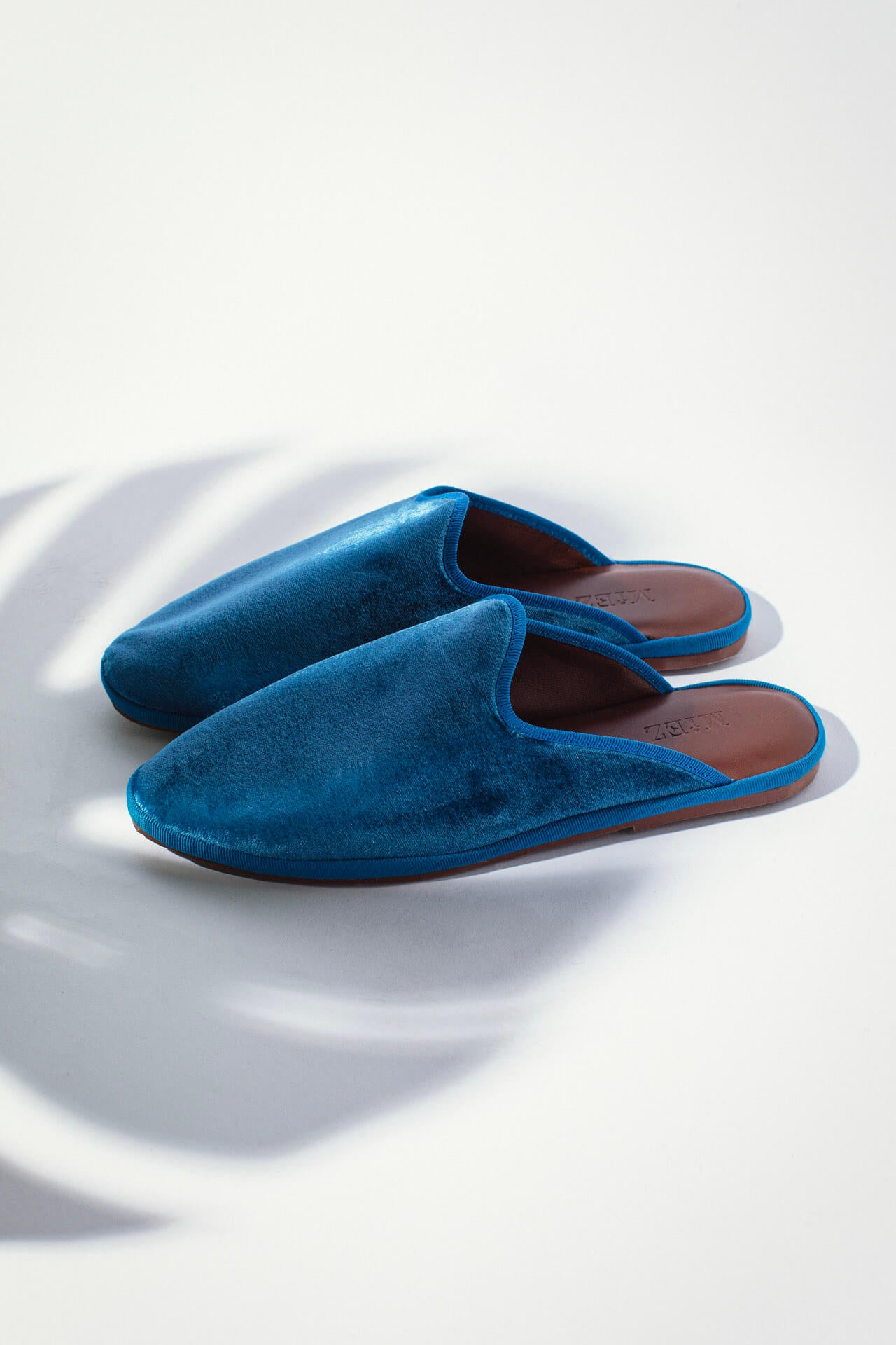 Sabot in velluto, sea mist